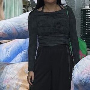 Halter top long sleeve from Korea!